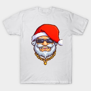 Santa With Gold Chain T-Shirt